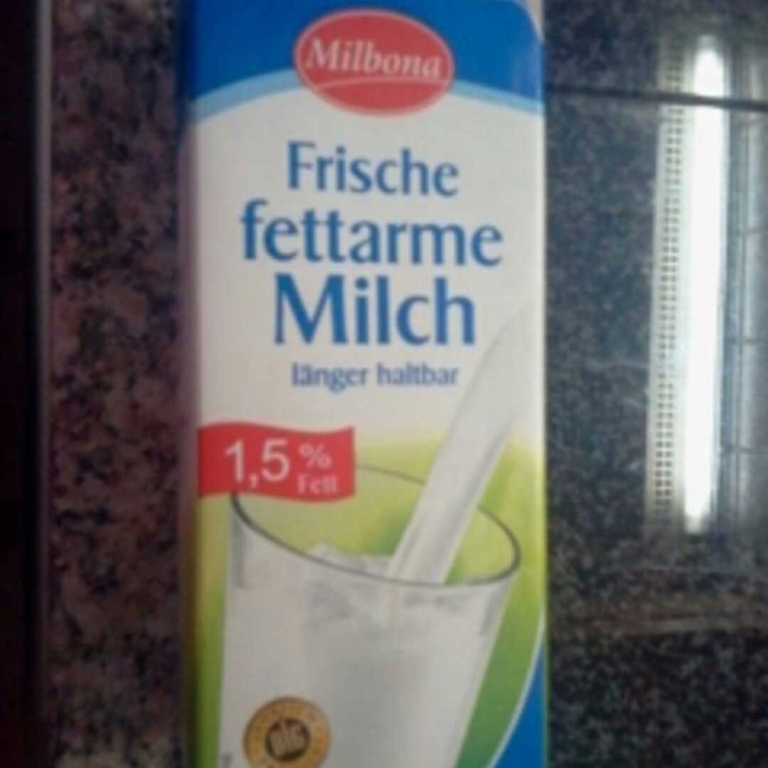 Milbona Frische Fettarme Milch 1,5%