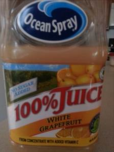 Ocean Spray 100% Juice White Grapefruit