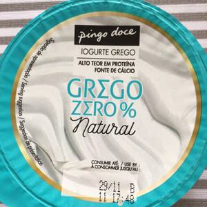 Pingo Doce Iogurte Grego Zero Natural