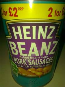 Heinz Baked Beans with Pork Sausages (207.5g)