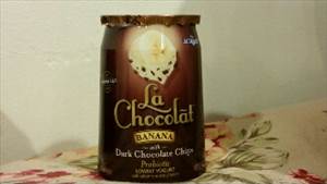 La Yogurt La Chocolat Banana with Dark Chocolate Chips Probiotic Lowfat Yogurt