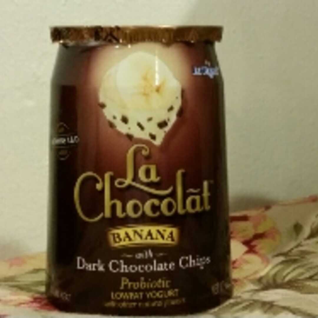 La Yogurt La Chocolat Banana with Dark Chocolate Chips Probiotic Lowfat Yogurt