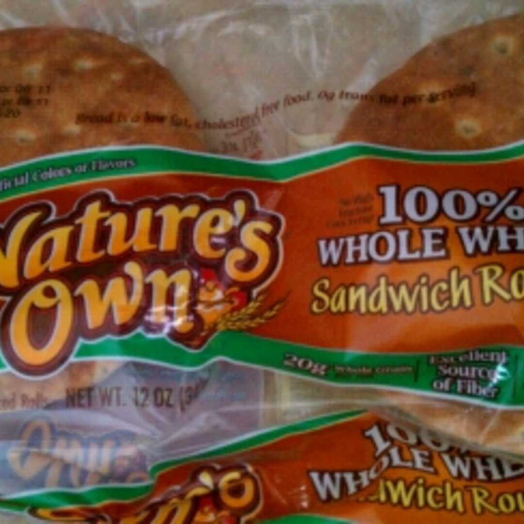 Nature's Own 100% Whole Grain Sandwich Rounds