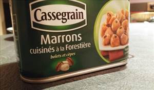 Cassegrain Marrons Cuisinés à la Forestière