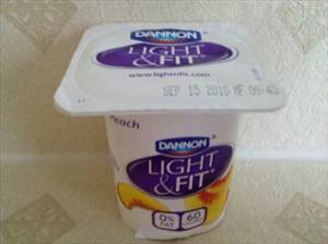 Dannon Light & Fit Yogurt - Peach (4 oz)