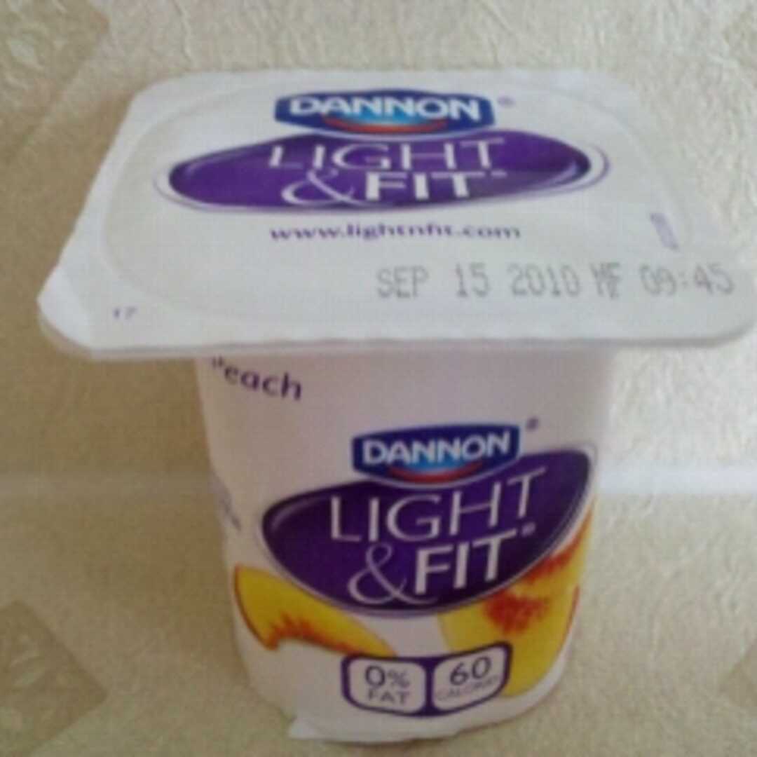 Dannon Light & Fit Yogurt - Peach (4 oz)