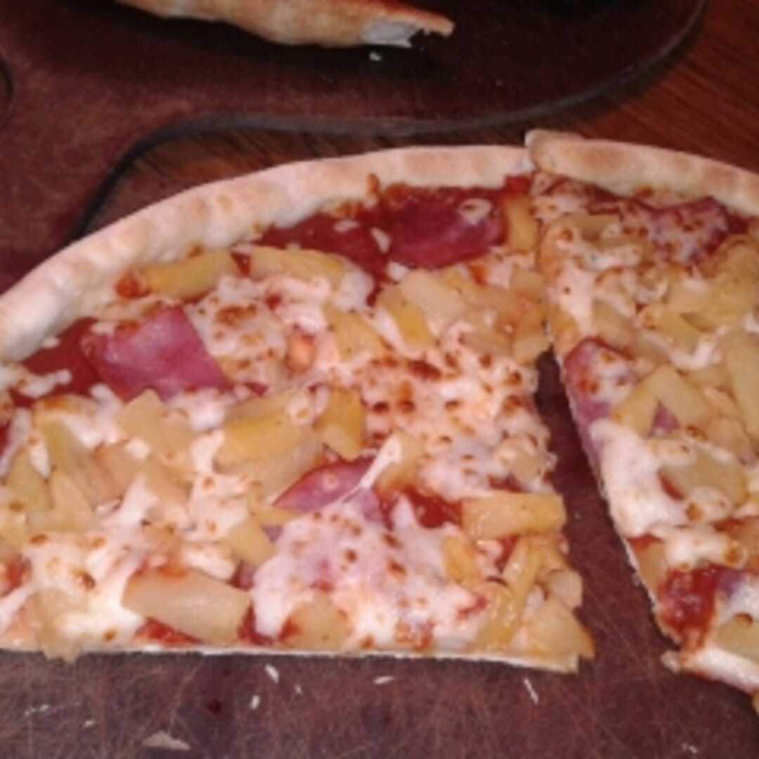 Pizza Hut 12" Medium Quartered Ham & Pineapple Hand-Tossed Style Pizza