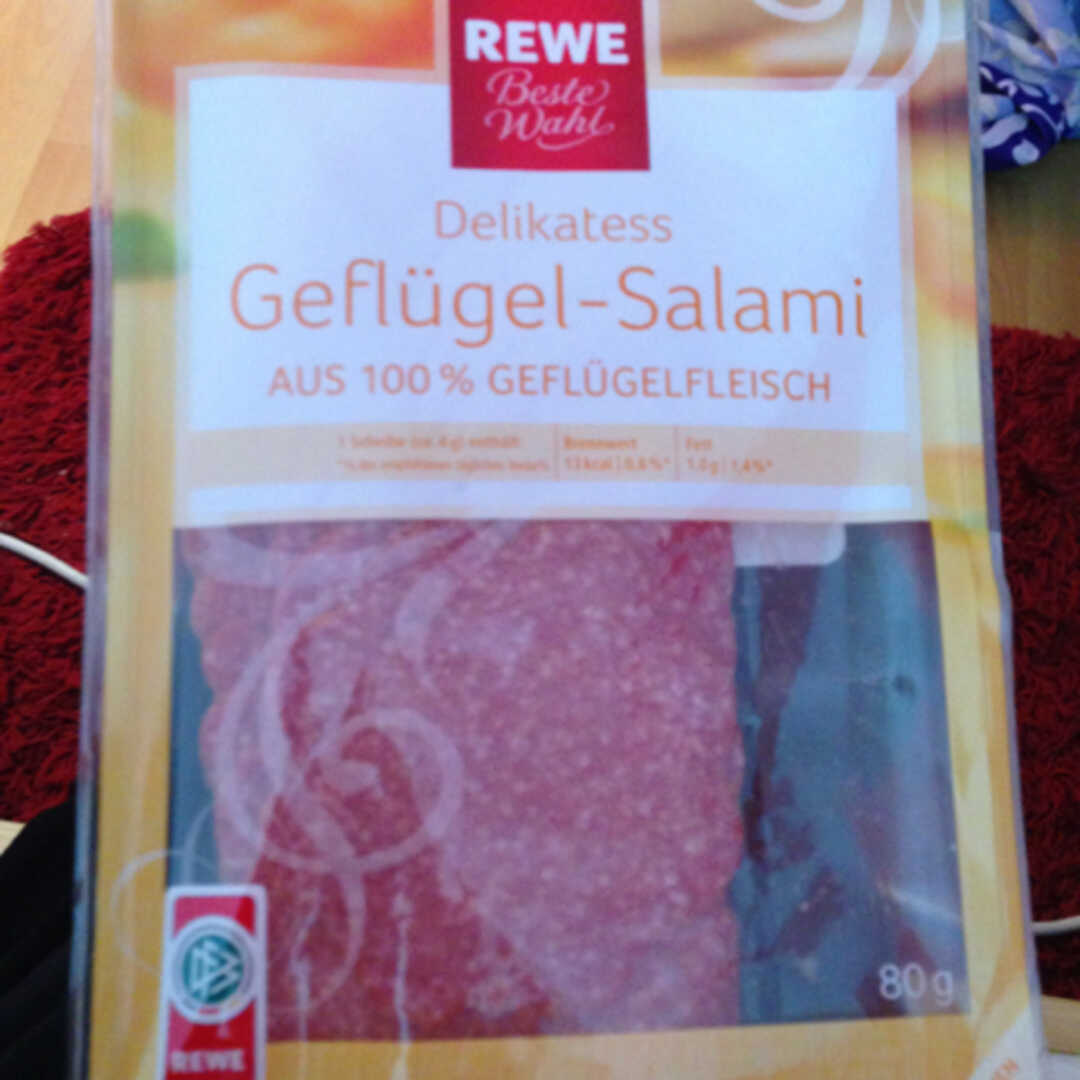 REWE Delikatess Geflügel-Salami