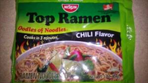 Nissin Top Ramen Chili Flavor Oodles of Noodles