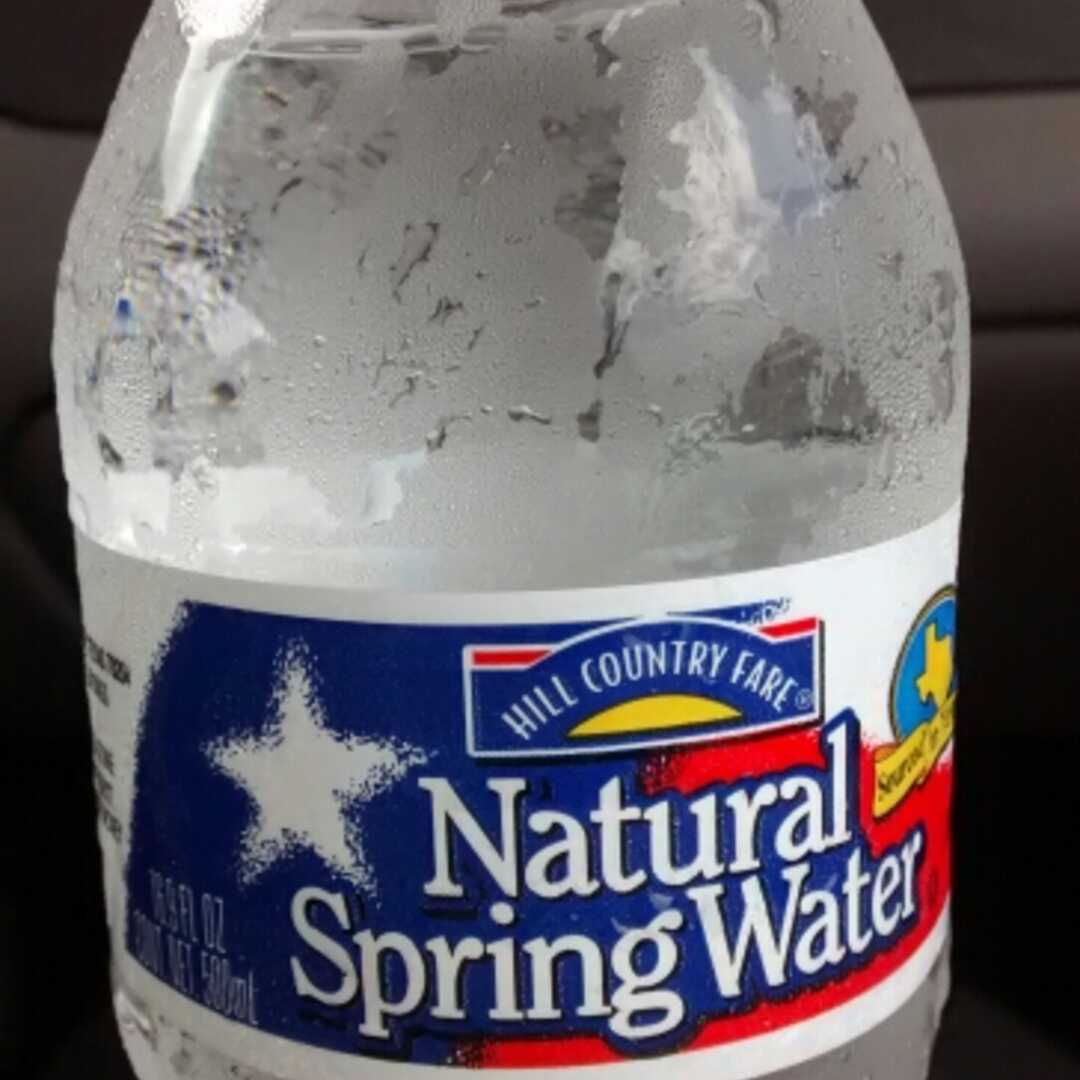 Hill Country Fare Natural Spring Water