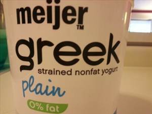 Meijer Greek Strained Nonfat Yogurt
