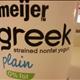 Meijer Greek Strained Nonfat Yogurt