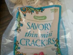 Trader Joe's Savory Thin Mini Crackers