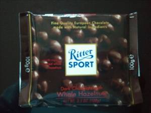 Ritter Sport Dark Chocolate with Whole Hazelnuts