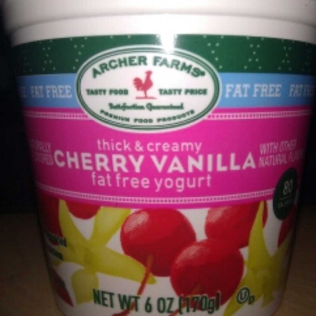 Archer Farms Fat Free Cherry Vanilla Yogurt