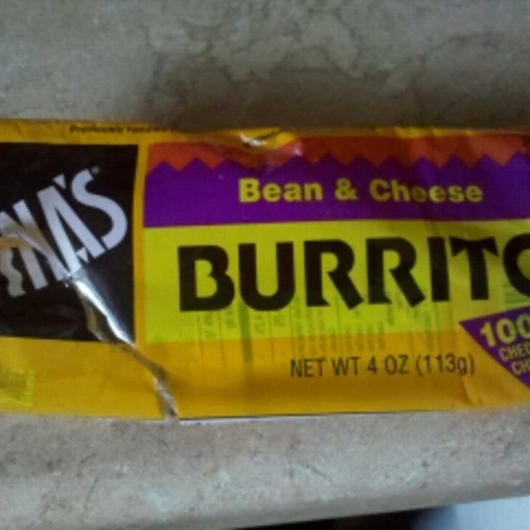 Tina's Frozen Burrito