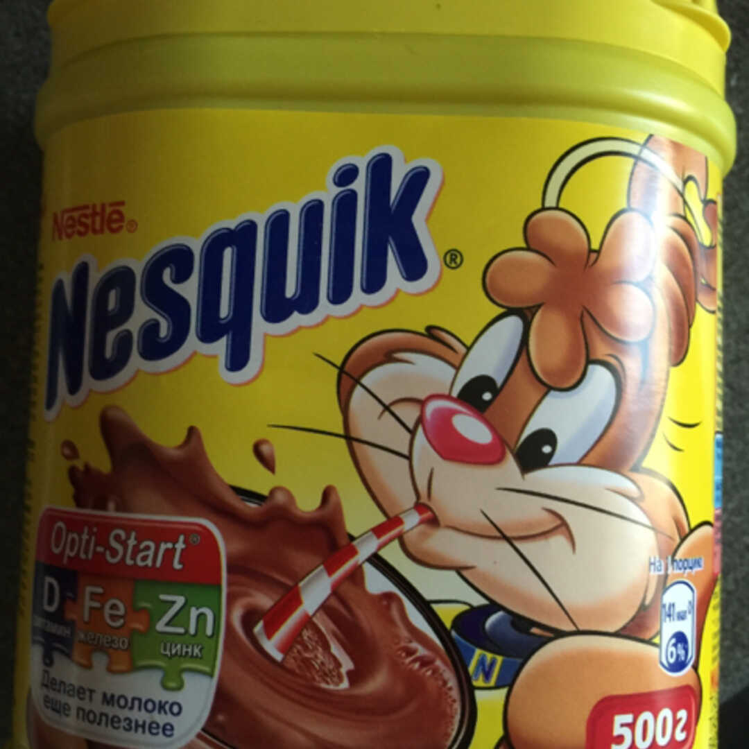 Nesquik Какао на Молоке Калории и Пищевая Ценность