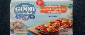 Asda Good & Counted Chicken & Roasted Vegetable Sizzler