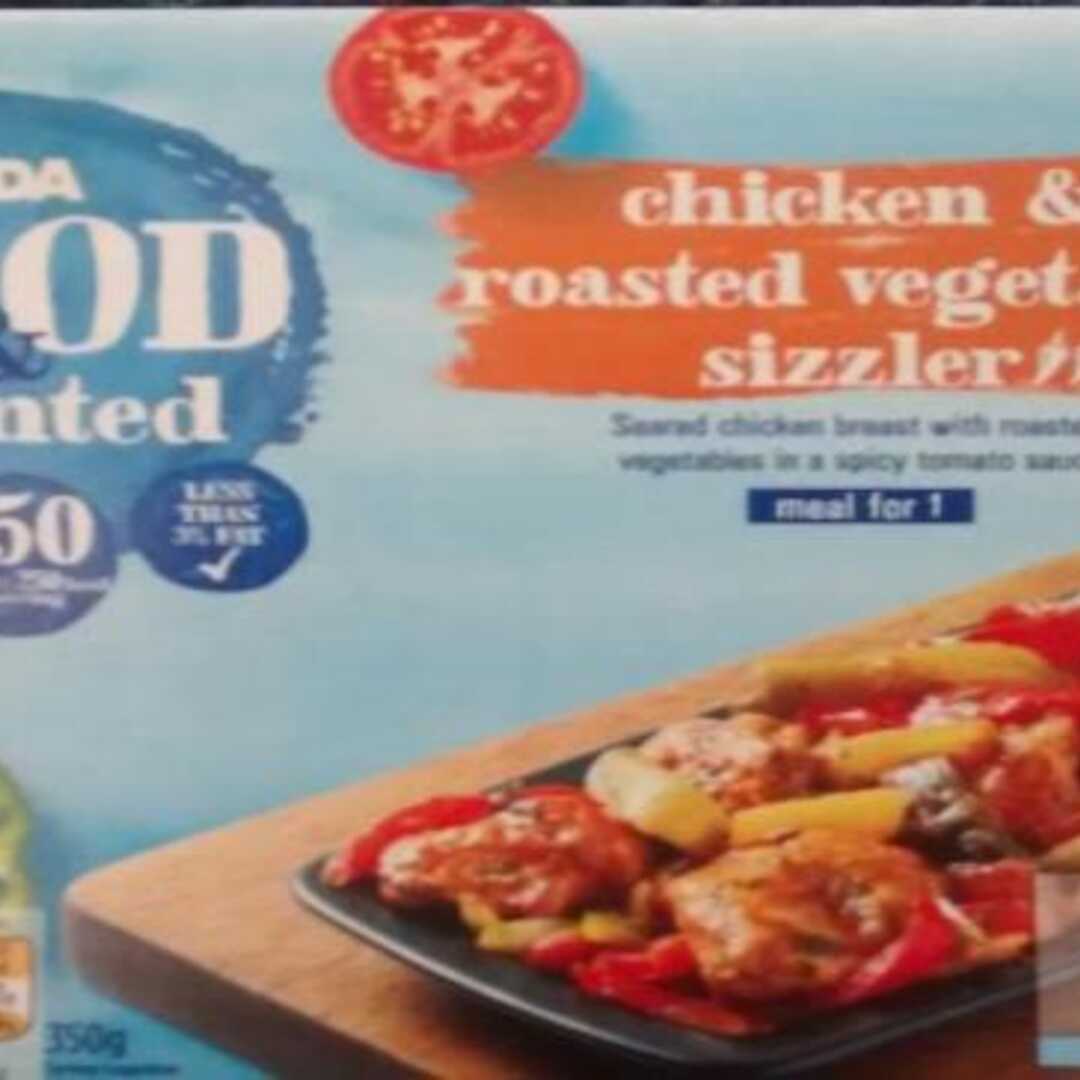Asda Good & Counted Chicken & Roasted Vegetable Sizzler