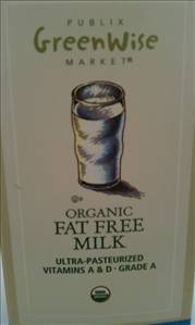 Publix GreenWise Fat Free Milk
