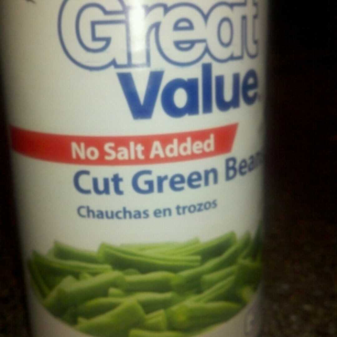 Great Value No Salt Added French Style Green Beans