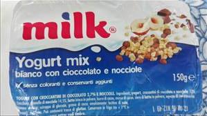 Milk Yogurt Mix Bianco con Cioccolato e Nocciole