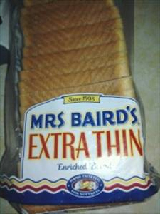 Mrs Baird's Extra Thin White Bread