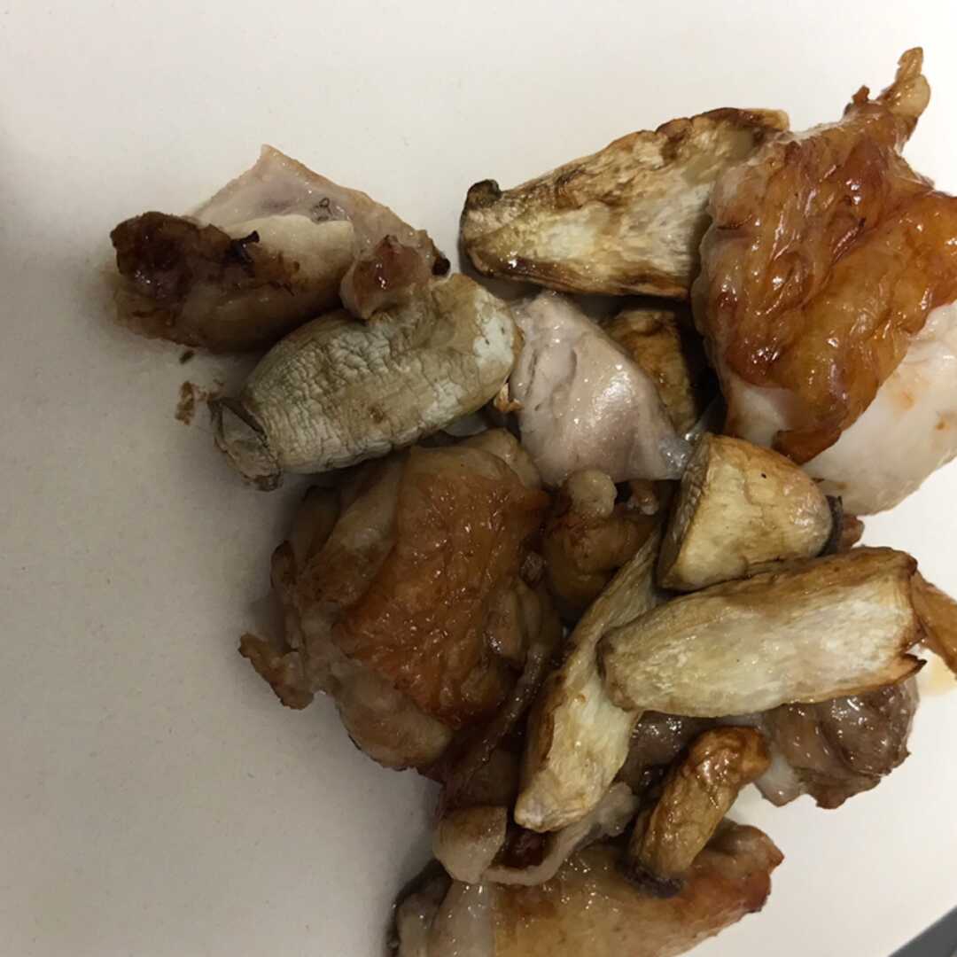 닭고기 허벅지부위 (직화구이 또는 튀김, 구이, 조리)