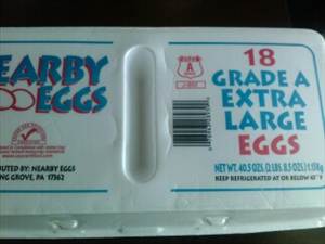 Nearby Eggs Grade A Extra Large Eggs
