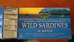 Wild Planet Wild Sardines in Water with Sea Salt