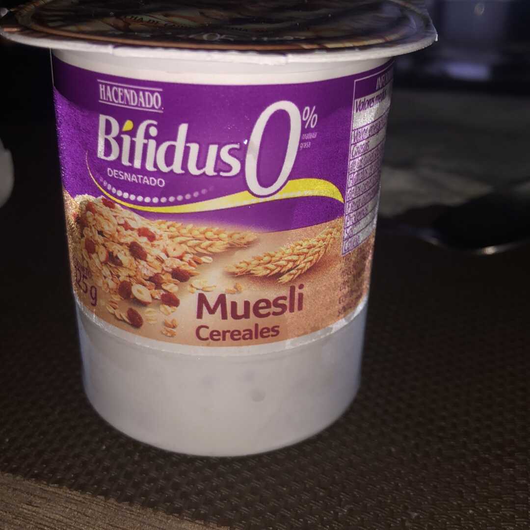 Hacendado Bifidus 0% Muesli Cereales