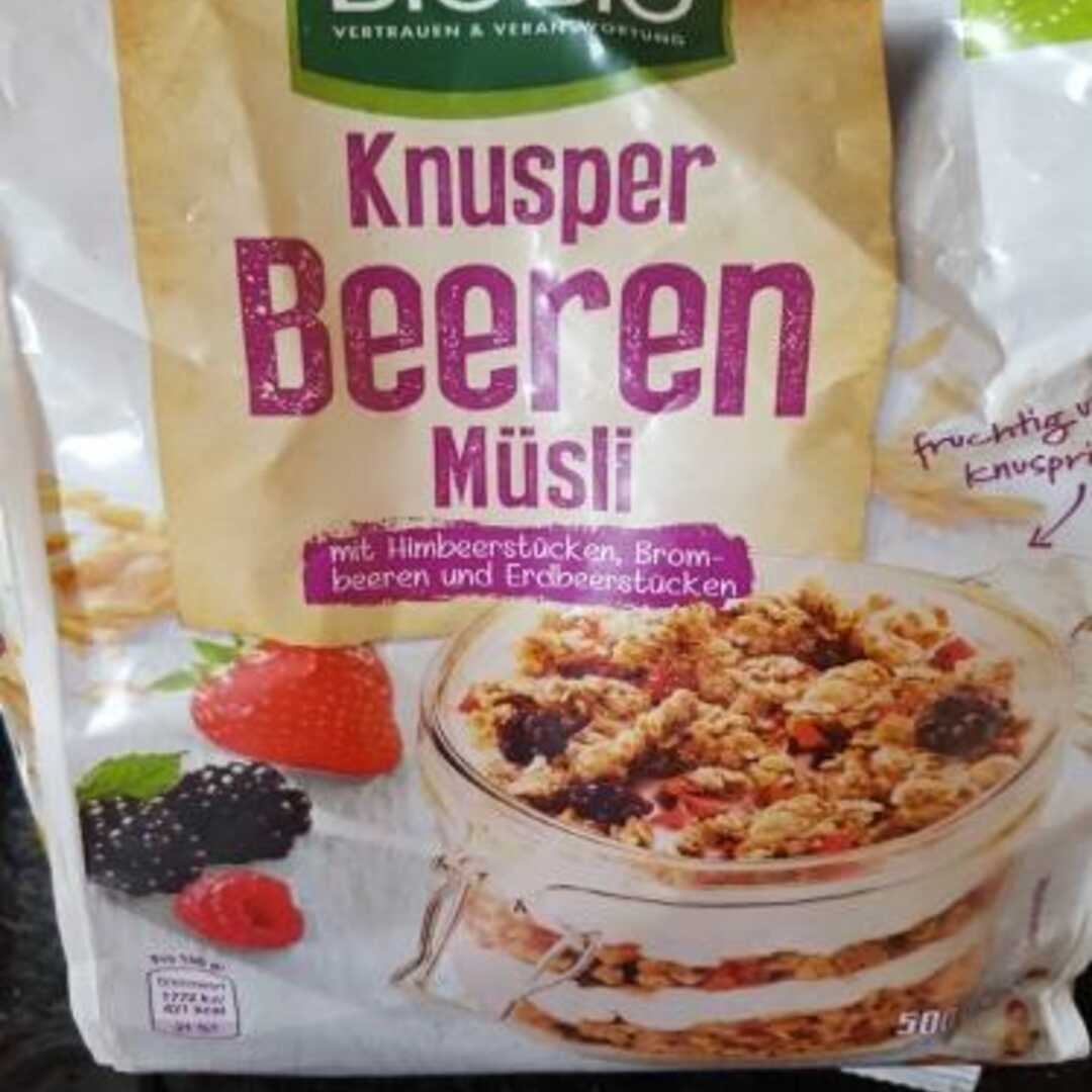 BioBio Knusper Beeren Müsli