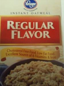 Kroger Regular Instant Oatmeal