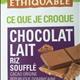 Ethiquable Chocolat Lait Riz Soufflé