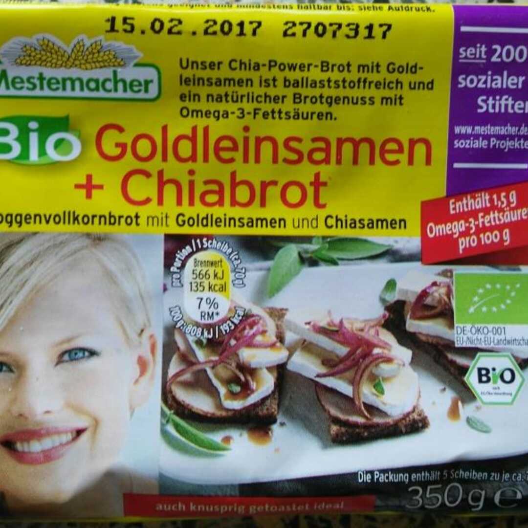 Mestemacher Goldleinsamen + Chiabrot