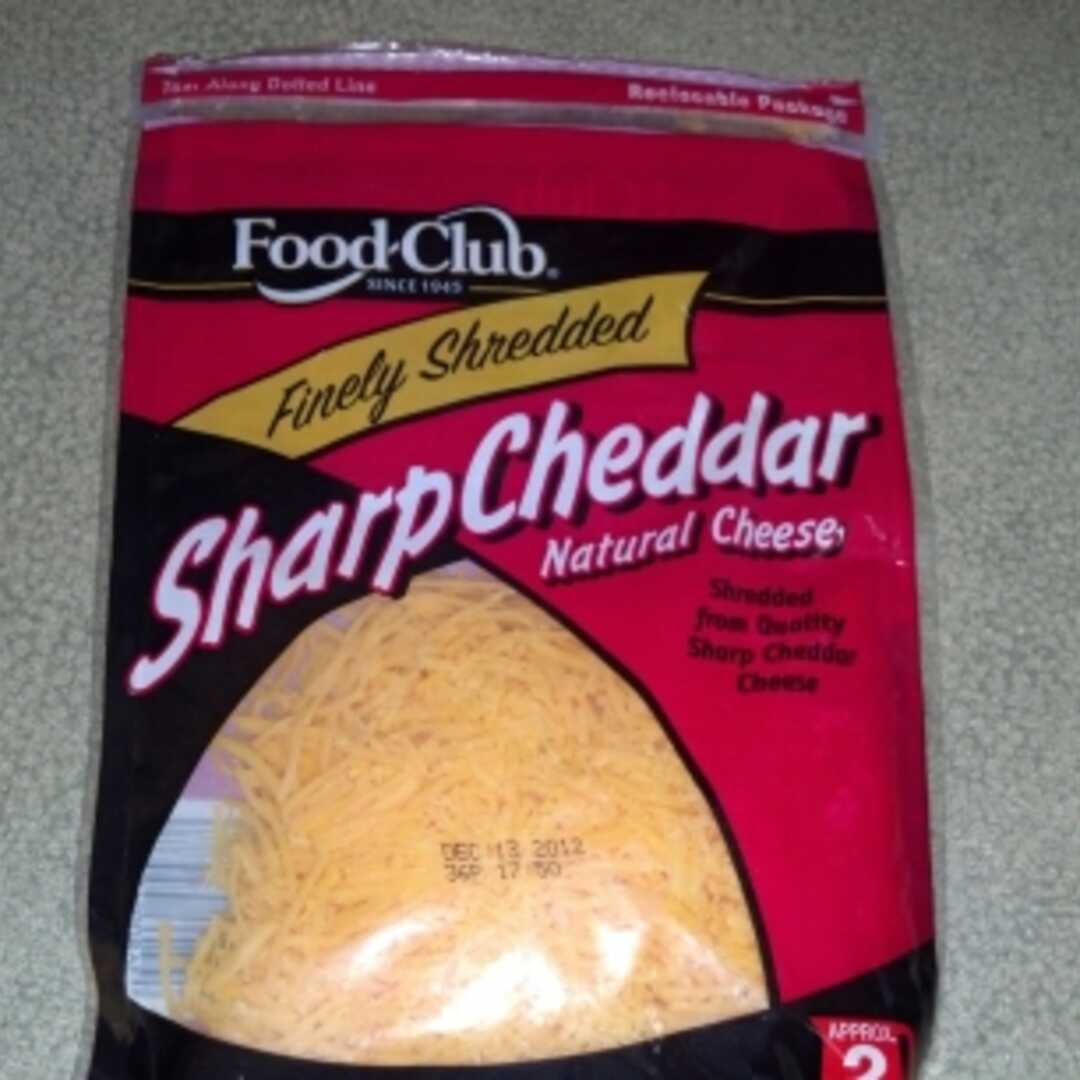 Food Club Finely Shredded Sharp Cheddar Cheese