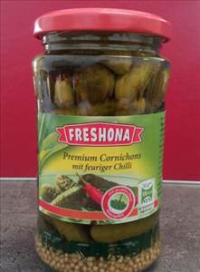 Freshona Premium Cornichons mit Feuriger Chili
