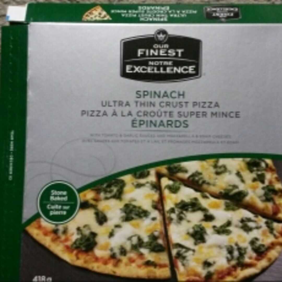 Our Finest Spinach Ultra Thin Crust Pizza