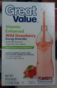Great Value Wild Strawberry Drink Mix