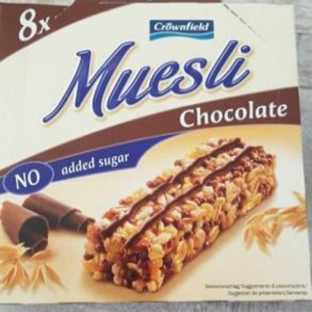 Crownfield Mueslireep Chocolade