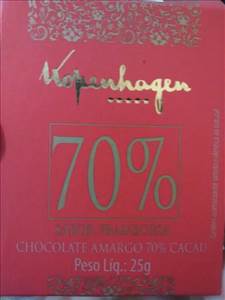Kopenhagen Chocolate Amargo 70% Cacau