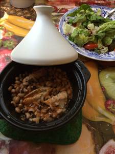 Cooked Cowpeas, Field Peas or Blackeye Peas (from Fresh, Fat Not Added in Cooking)