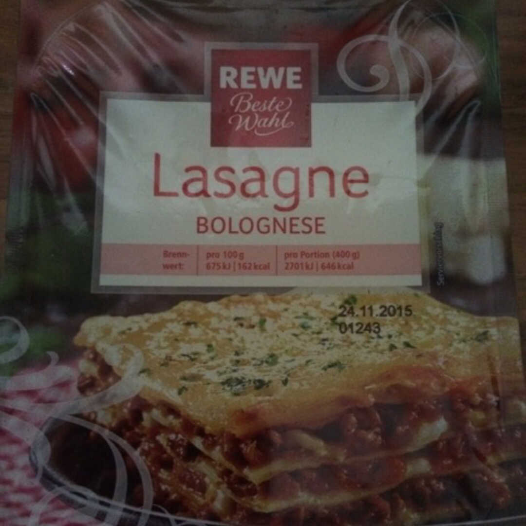 REWE Beste Wahl Lasagne Bolognese