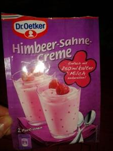 Dr. Oetker Himbeer-Sahne-Creme