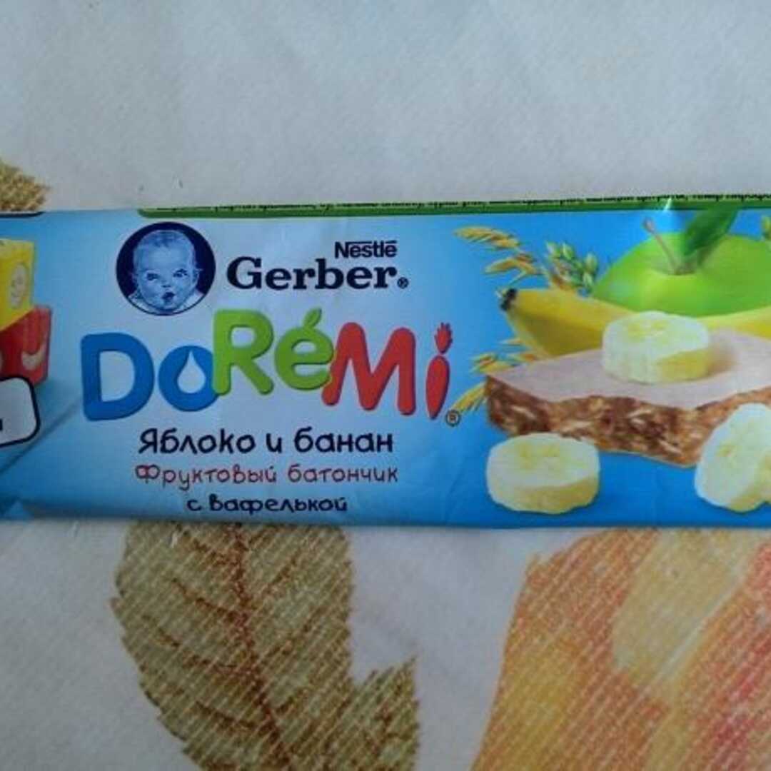 Gerber Фруктовый Батончик Яблоко и Банан с Вафелькой