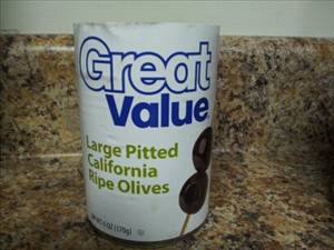 Great Value Large Pitted Ripe Olives