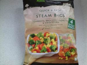 Asda Chosen By You Steam Bag Carrots, Broccoli & Sweetcorn