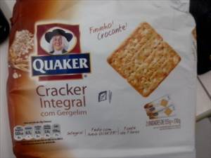 Quaker Cracker Integral com Gergelim