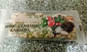 ВкусВилл Батончик Орехово-Фруктовый Микс Семечек Клюква