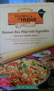 Kitchens Of India Basmati Rice Pilaf with Vegetables